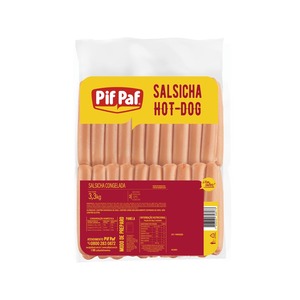 SALSICHA CONG  PCT 3,3KG CX13,2KG GO SALSICHA CONG  PCT 3,3KG CX13,2KG GO