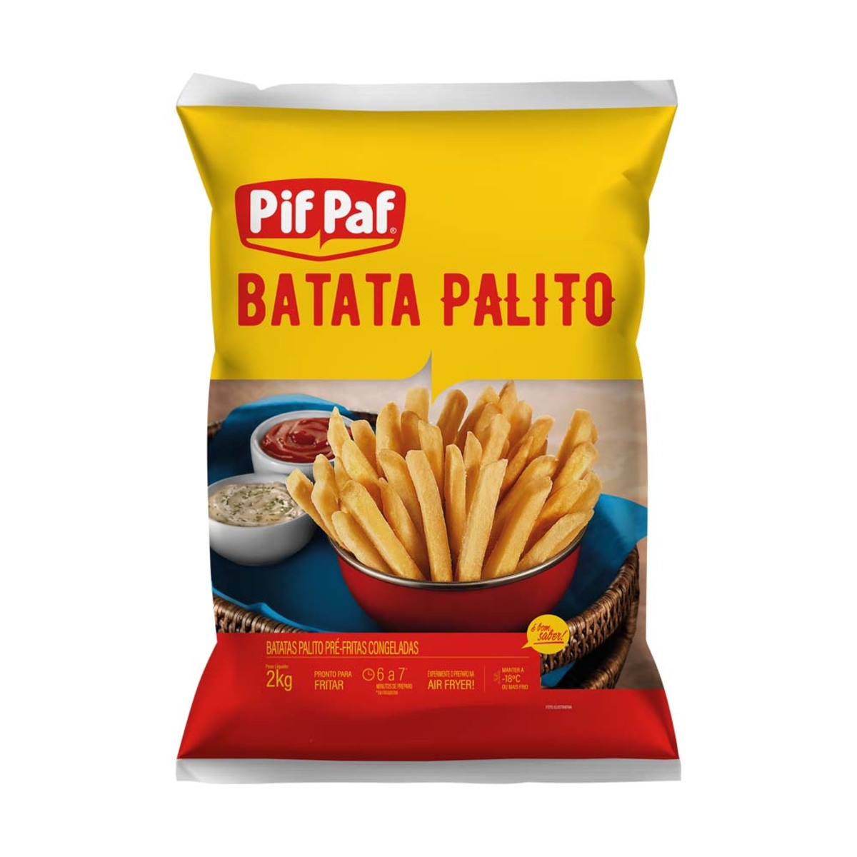 Batata Palito Fina New Braz 2Kg 7mm